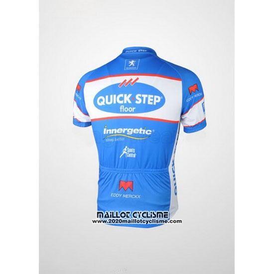 2010 Maillot Ciclismo Quick Step Floor Azur Manches Courtes et Cuissard